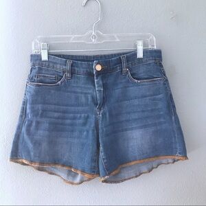 5/$25 BlankNCY Jean Shorts with Stretch Raw Hem 28